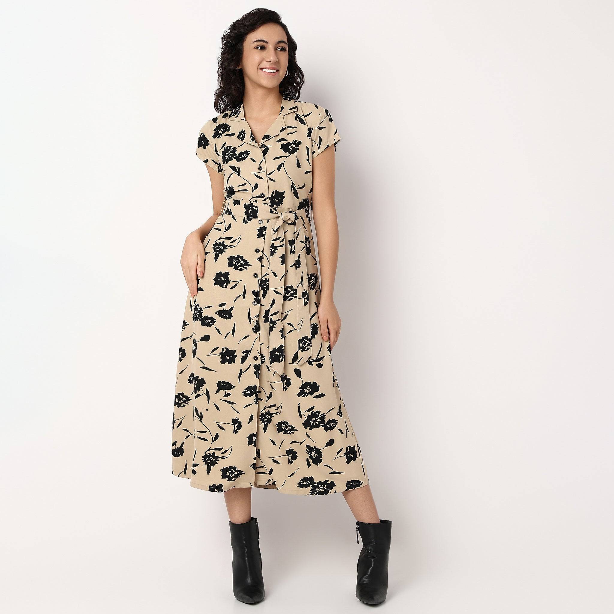 Woven Printed Juliette Dress