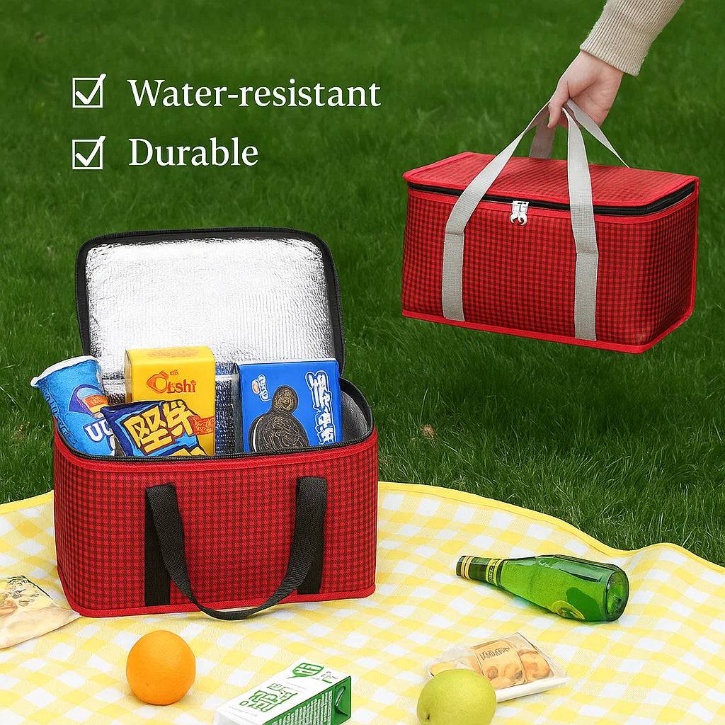 Insulated Picnic Tiffin Food Bag – Large Size Thermal Lunch Bag for Office, School & Outdoor Travel Buy @ ₹249