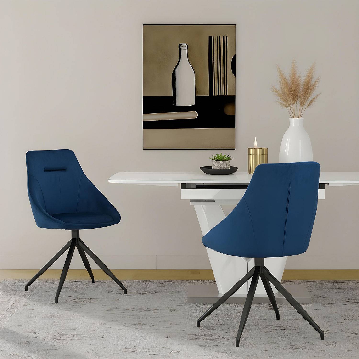 Firenze Accent Dining Chair - Blue