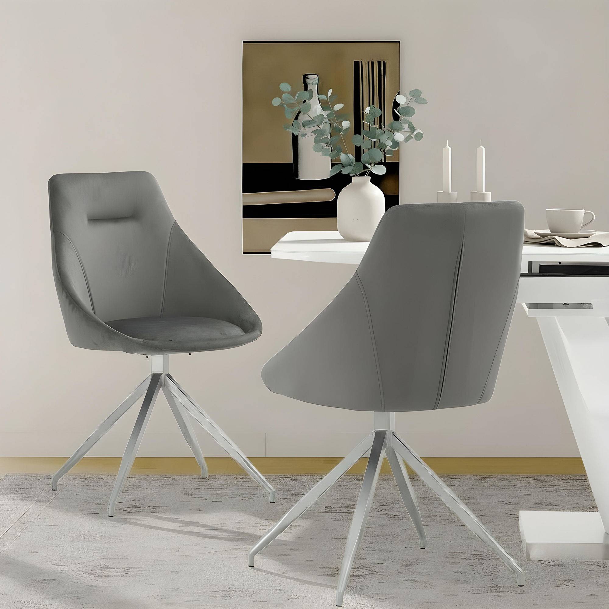 Firenze Accent Dining Chair - Dark Grey