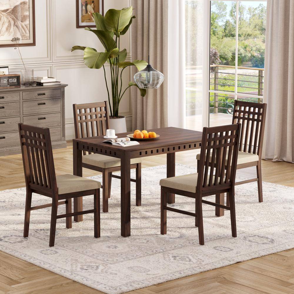 Kopra 4 seater dining set with chairs