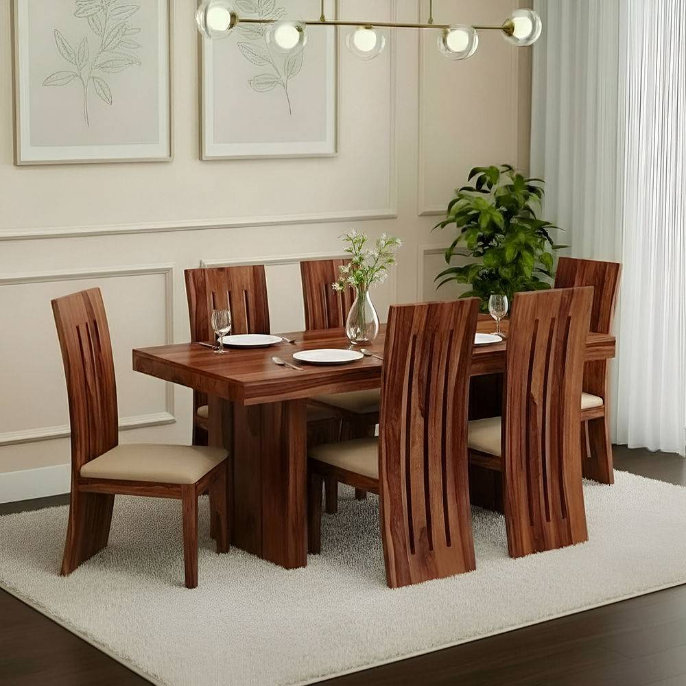 Olira Sheesham 6 Seater Dining Set