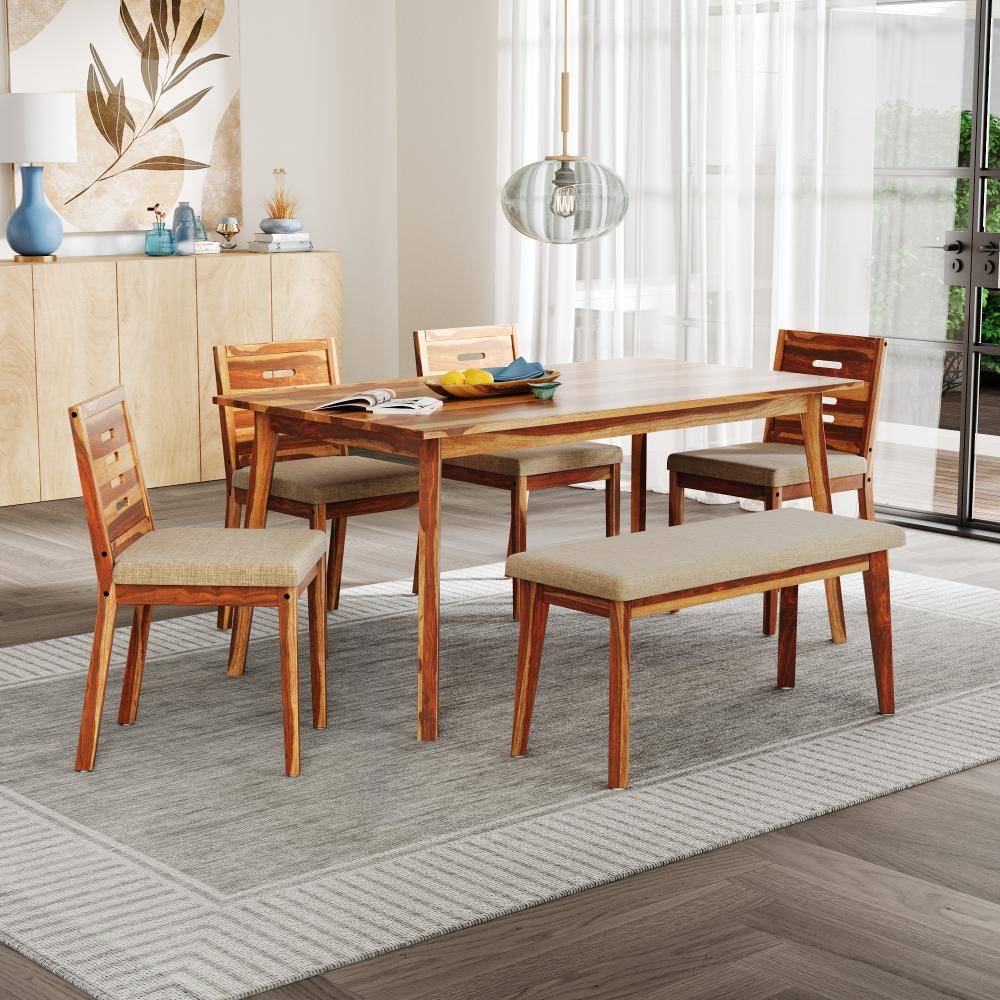 Simsim 6 seater dining set with Bench