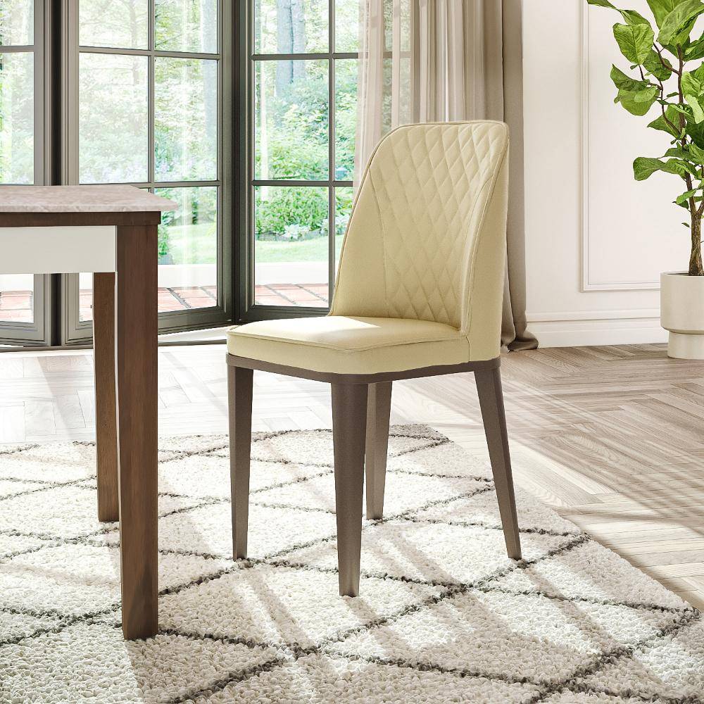 Venza Metal Dining Chair - Robin Beige