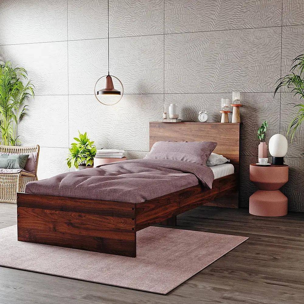 Taurus Engineered Wood Bed without Storage (72x36 inch)