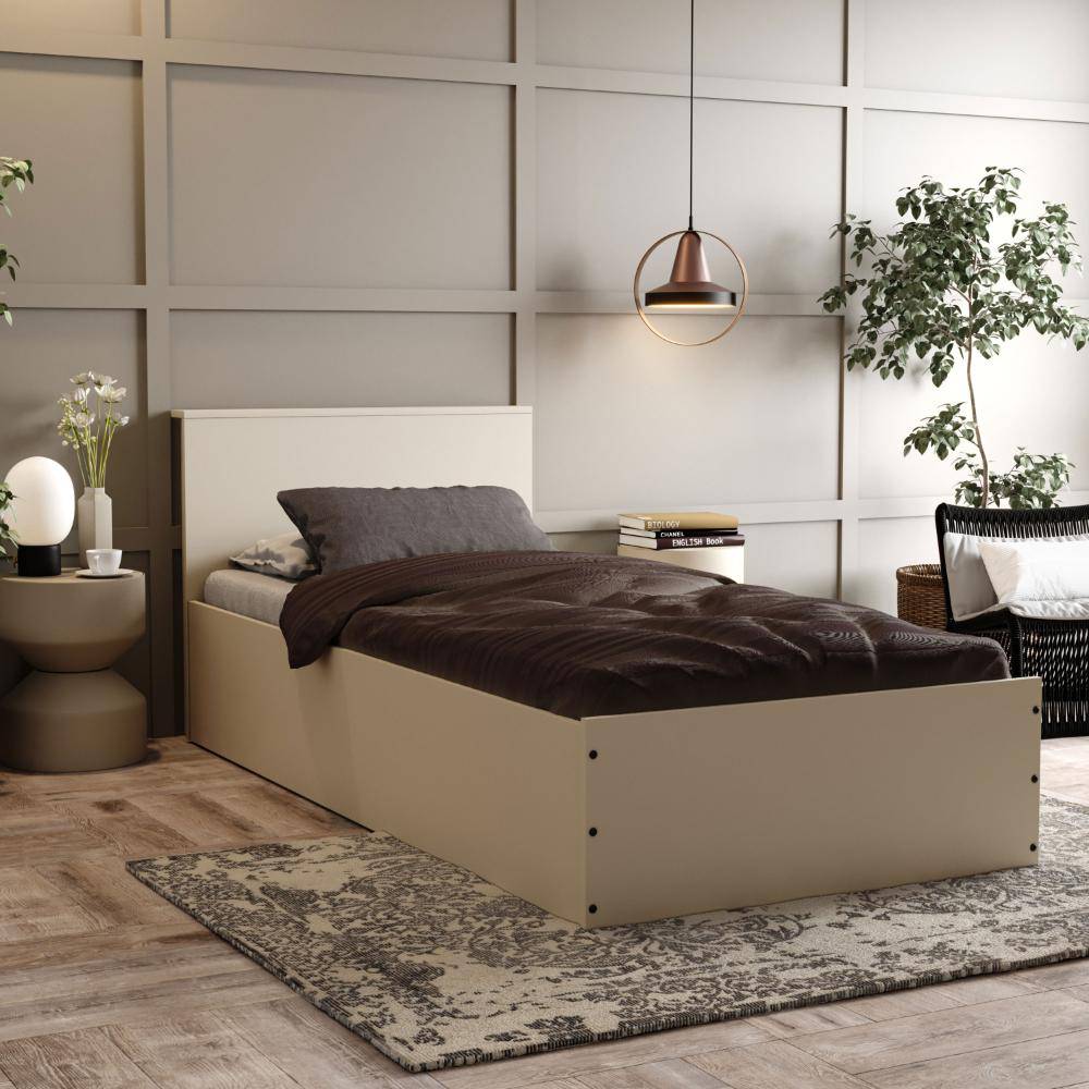 Taurus Single size Engineered Wood Bed with Storage (78x36 inch)