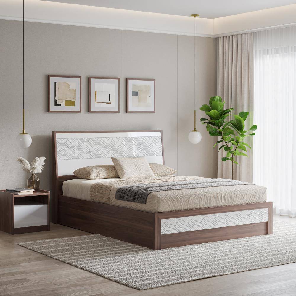 Gibeon Queen Engineered Wood Bed with Storage (78x60 inch)