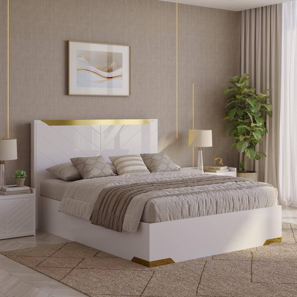 Lumen Queen Engineered Wood Bed with Storage (78x60 inch)