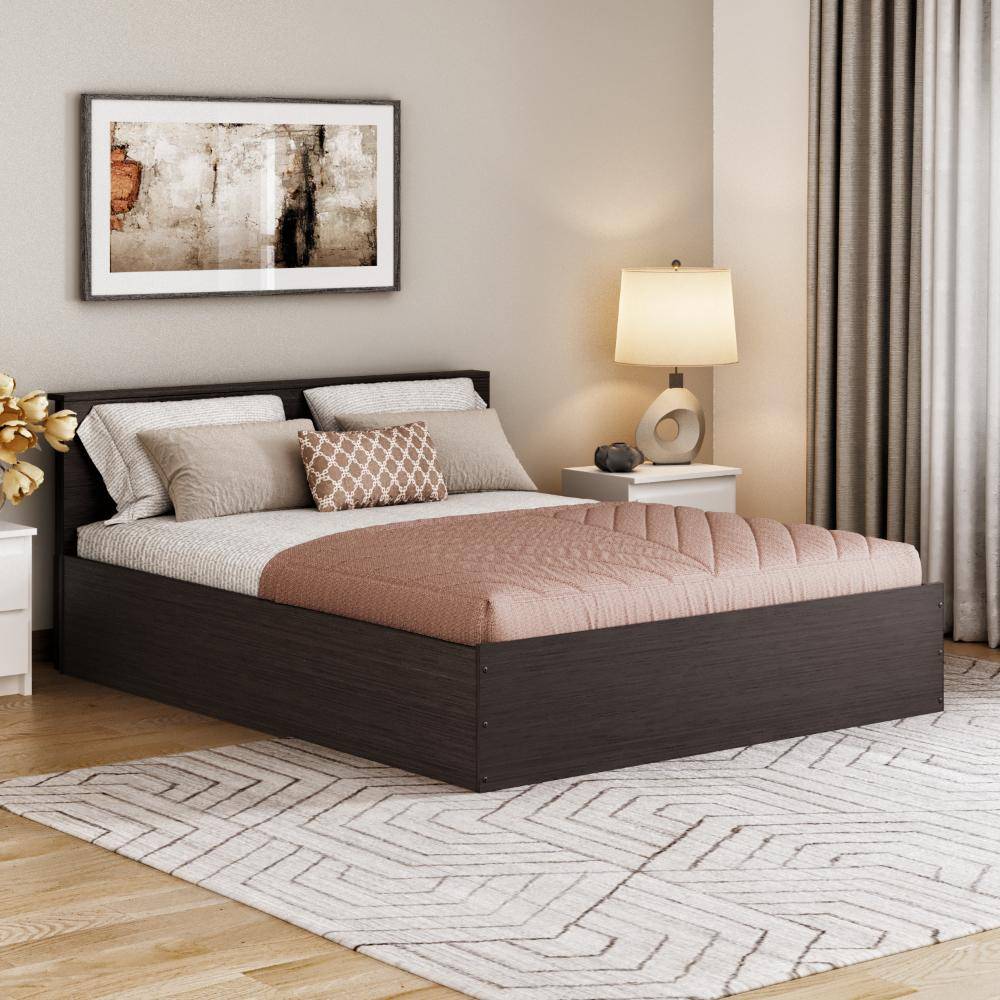 Taurus Queen Storage Engineered Wood Bed - Wenge (78x60 inch)