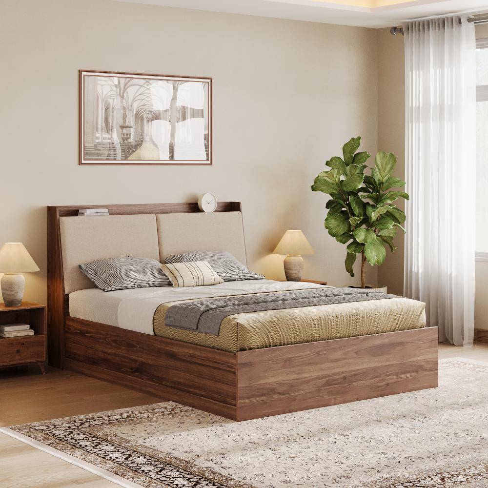 Mars Queen Storage Bed Omega Pearl (78x60 inch)