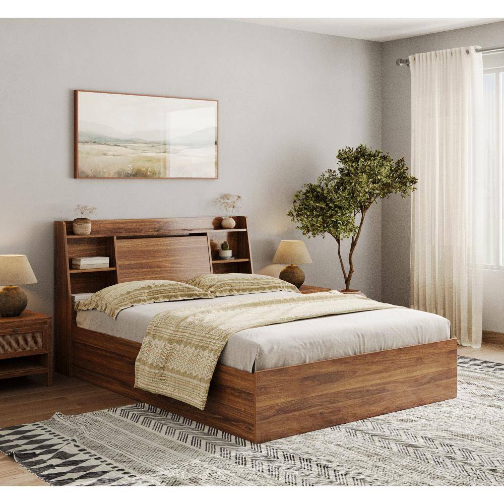 Venus Engineered Wood Bed with Storage (78x60 inch)