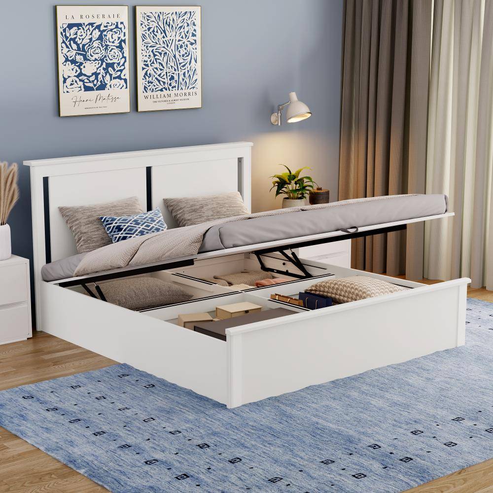 Comet Storage Bed King Size with Hydraulic storage (78x72 inch)