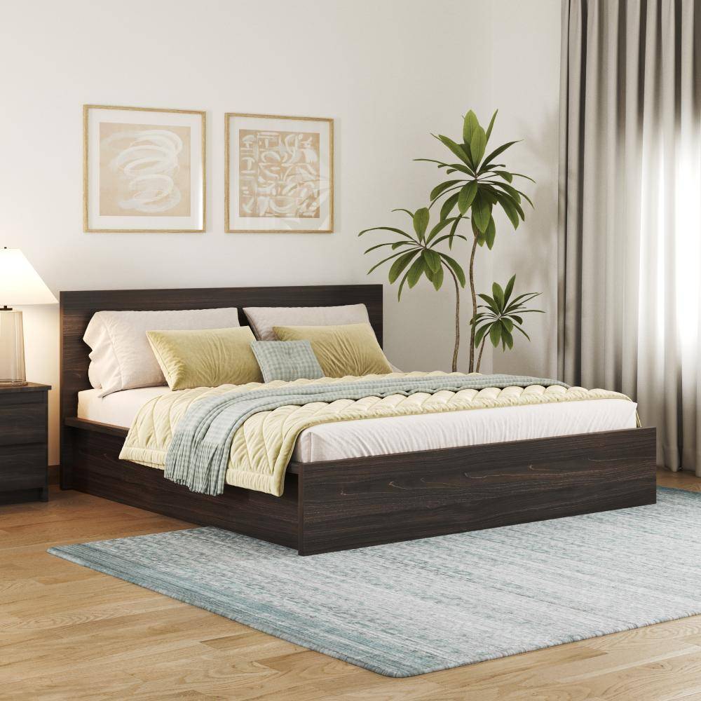 Centaur King size Storage bed- Wyoming maple (78x72 inch)