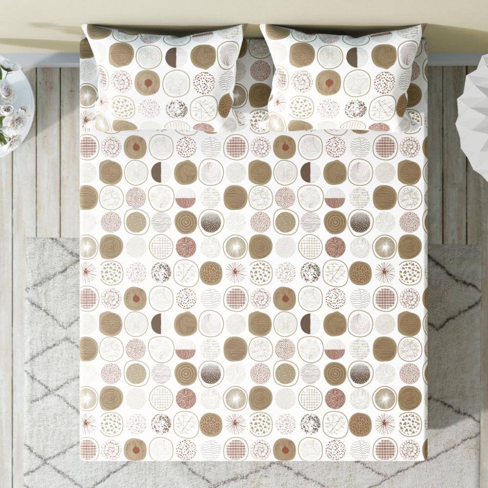 100% Cotton 200 TC Fitted Bedsheet With 1 Pillow Cover | Wilson Single, 72" x 30", Wilson | 1.83m x 76cm (72x30 inch)