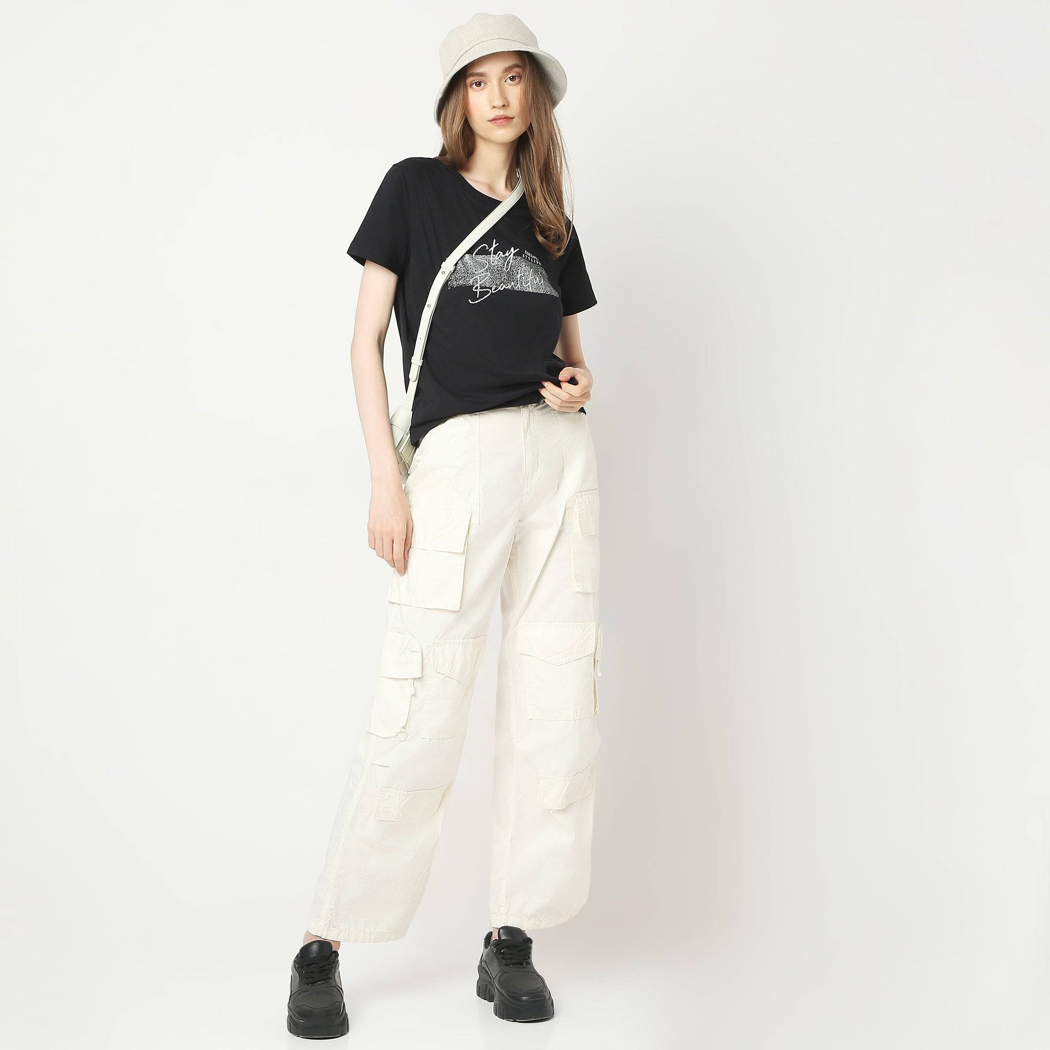 Knitted Graphic T-Shirt