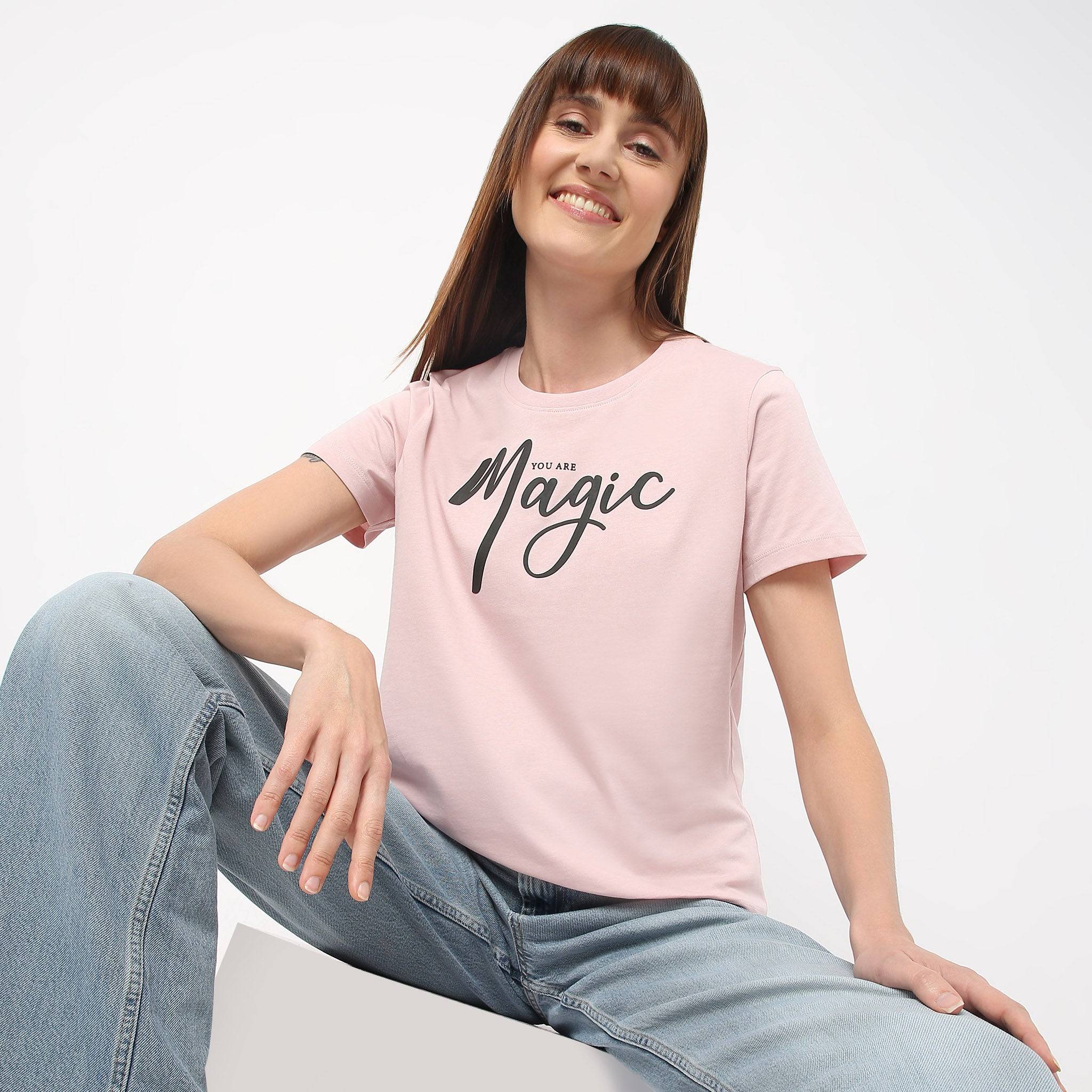 Crew Neck Short Sleeve Graphic T-Shirt