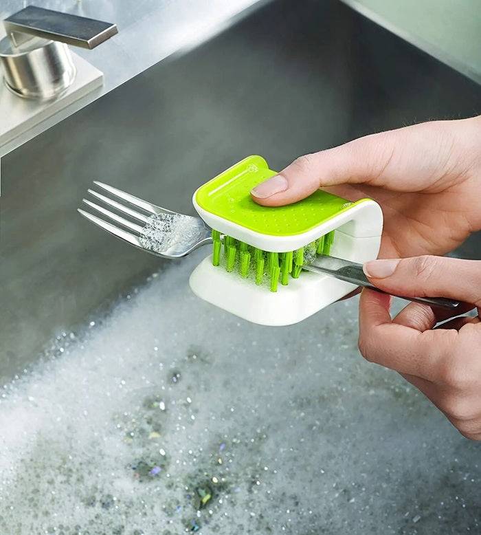 Double-Sided Knife & Spoon Cleaning Scrubber Buy @ ₹129