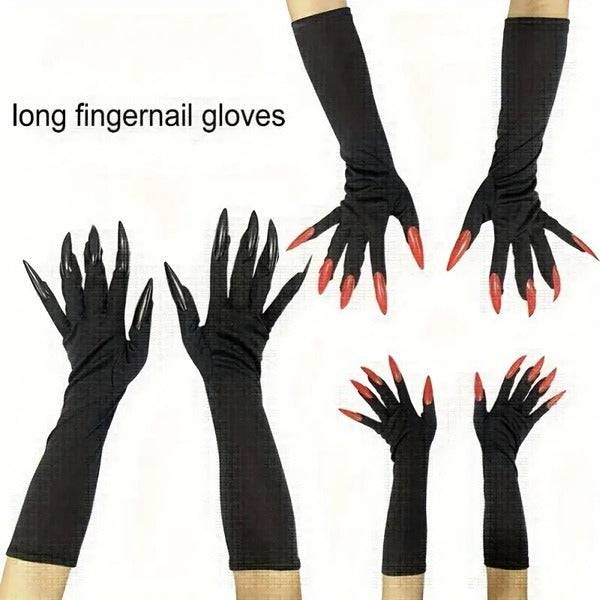 Halloween Ghost Gloves – Long Fingernails Witch & Devil Gloves (Pack of 1 Pair) Buy @ ₹149