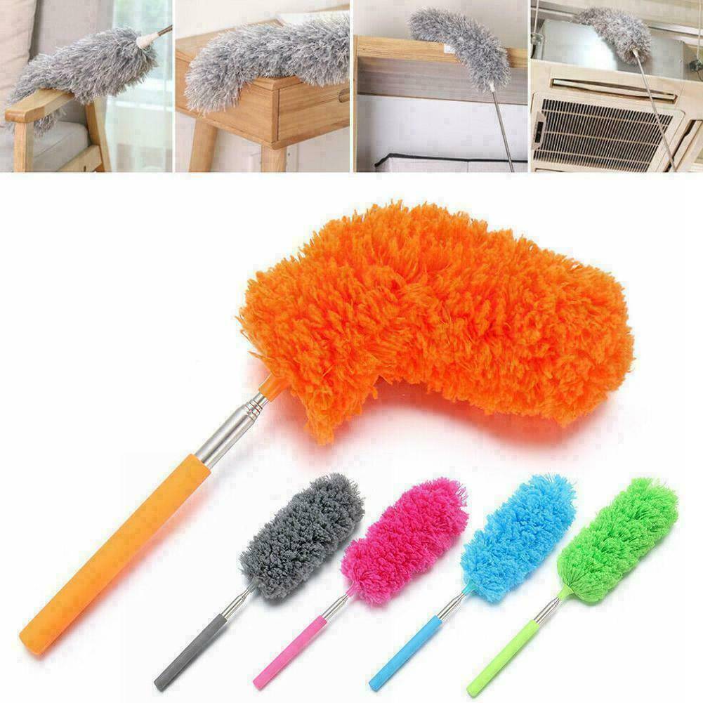 Small Folding Telescopic Duster - Lightweight Microfiber Extendable Cleaning Brush - Portable mopping Tool (Random Color-Pack of 1) Buy @ ₹129