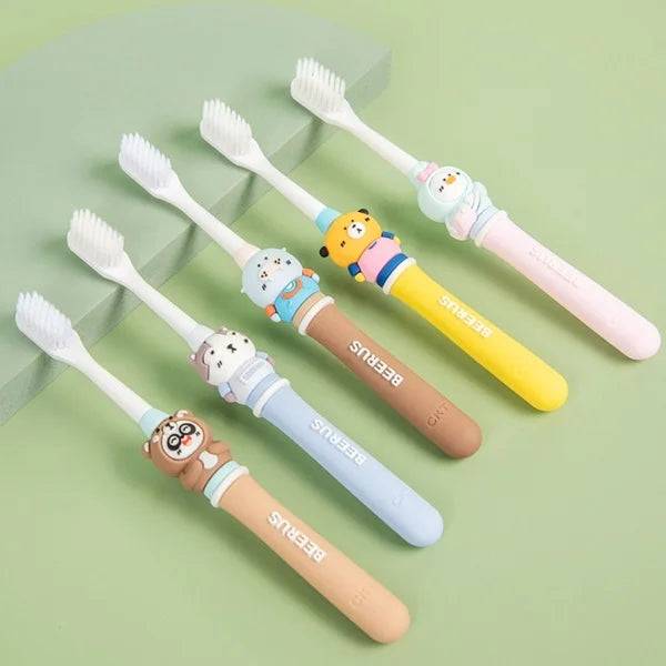 Gentle Kids Cartoon Toothbrush – Soft Bristles for Safe Teeth Cleaning ( Pack of 1 )