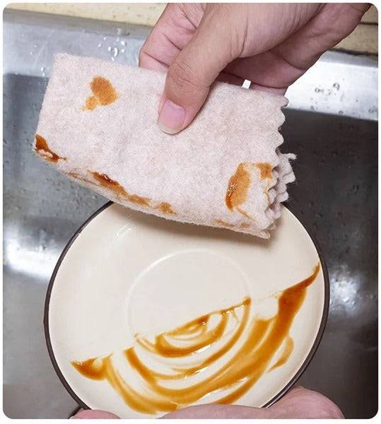 10pcs Multifunctional Oil Absorbing Cleaning Cloth (Small) Buy @ ₹99