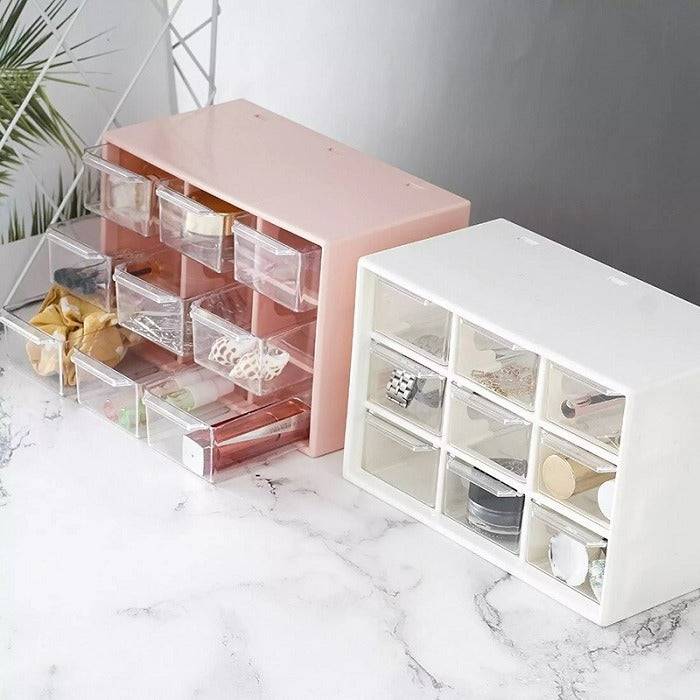 9-Drawer Storage Cabinet Organizer – Multi-Purpose Plastic Storage Unit (Random Color) (Pack of 1) Buy @ ₹249