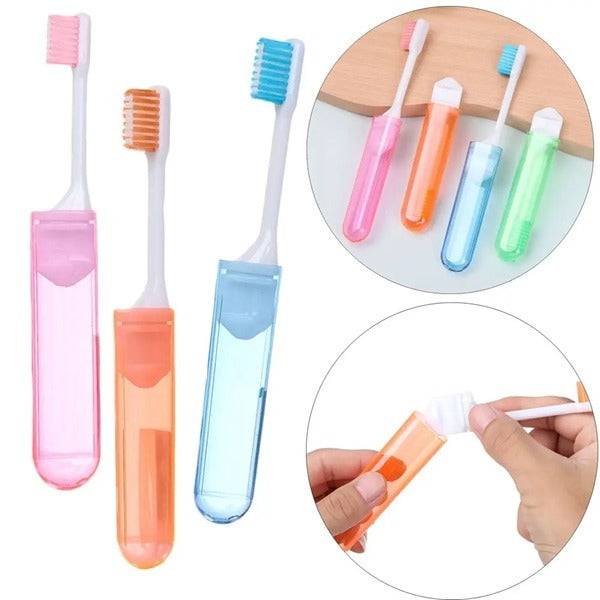 Foldable Travel Toothbrush (Pack of 2 Pcs), Portable & Hygiene Toothbrush Buy @ ₹49