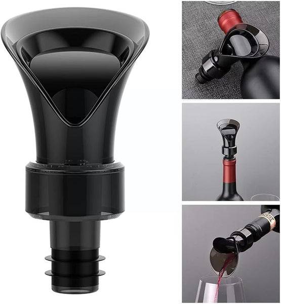 Flower-Shaped Wine Bottle Pourer – Plastic Drip-Free Pour Spout for Wine & Liquor (Pack of 1) Buy @ ₹129
