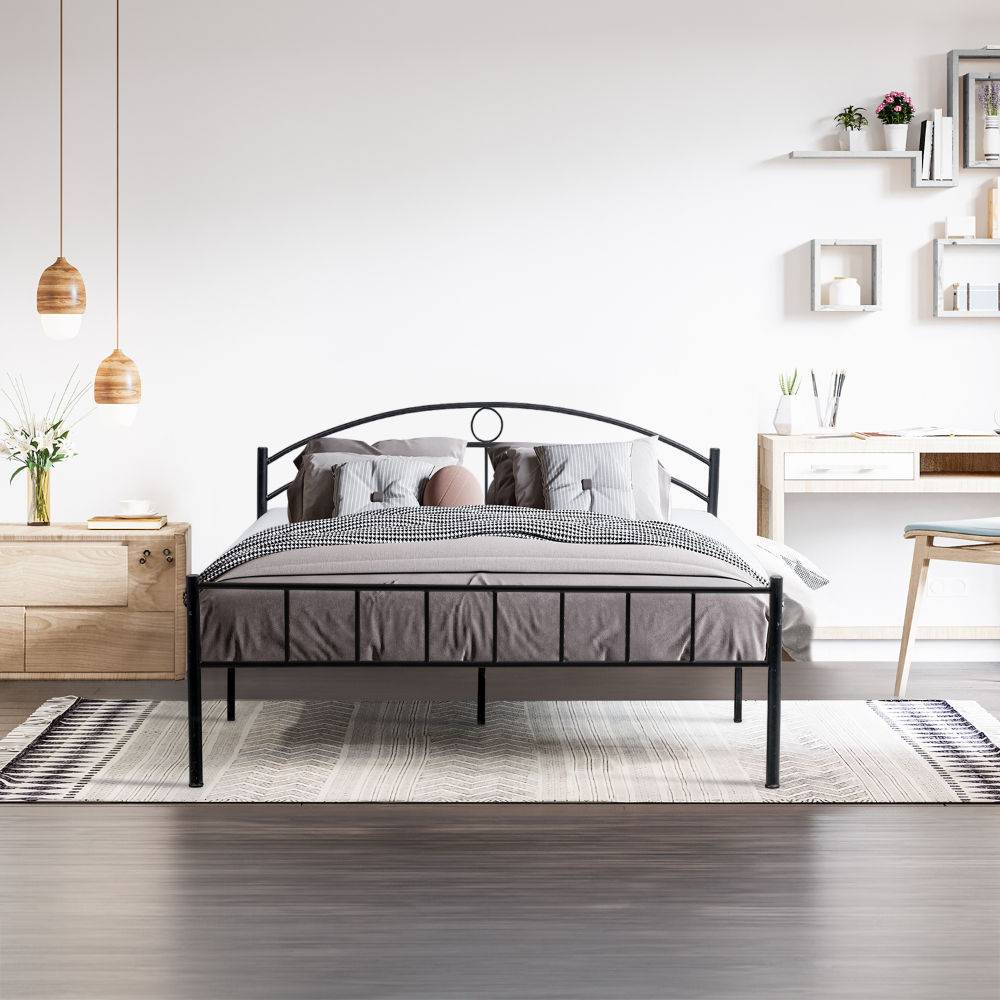 Struve Queen Size Metal Bed (78x60 inch)