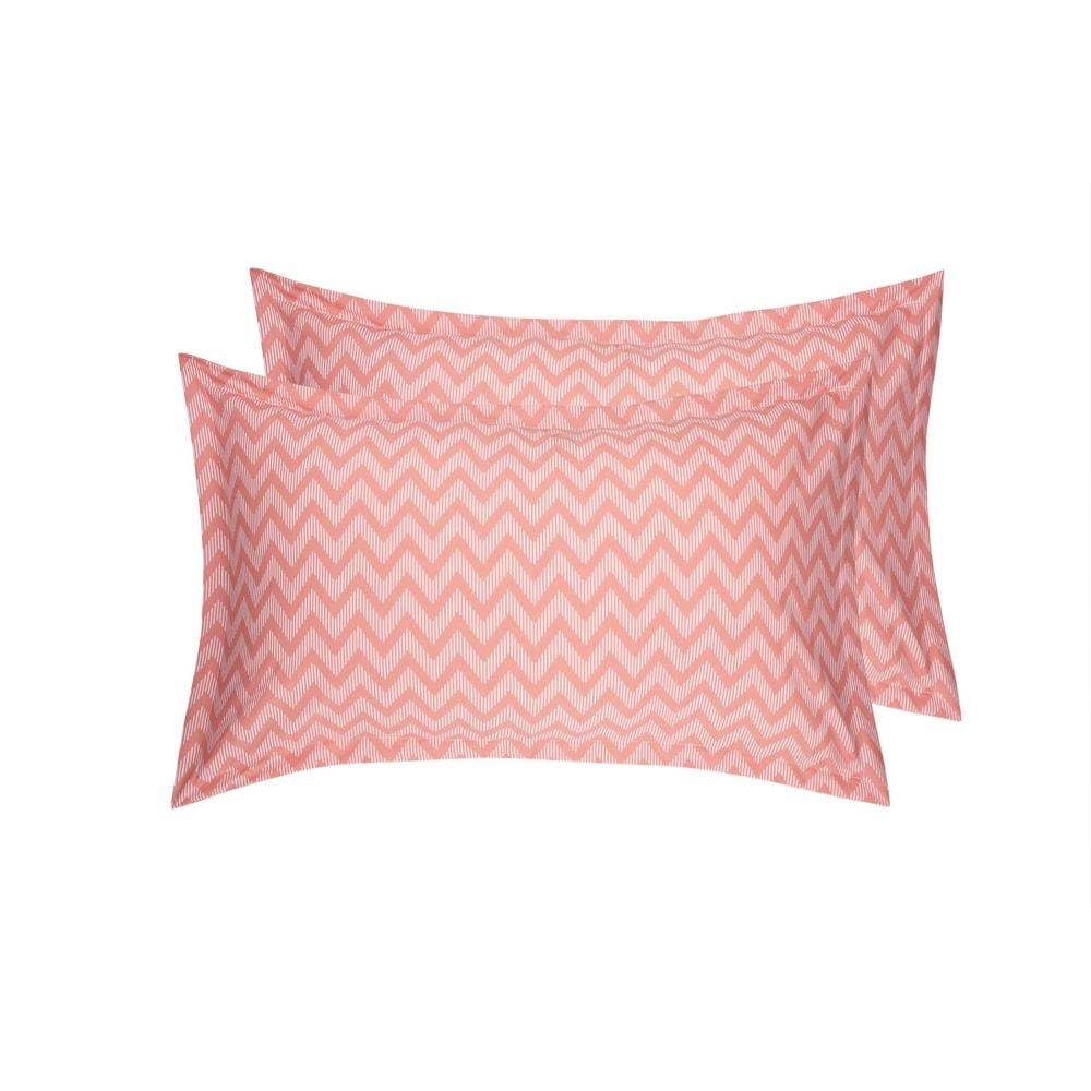 100% Cotton Pillow Cover | Standard Size 27x18 Inch | Set Of 2 | 160 TC | Bekky