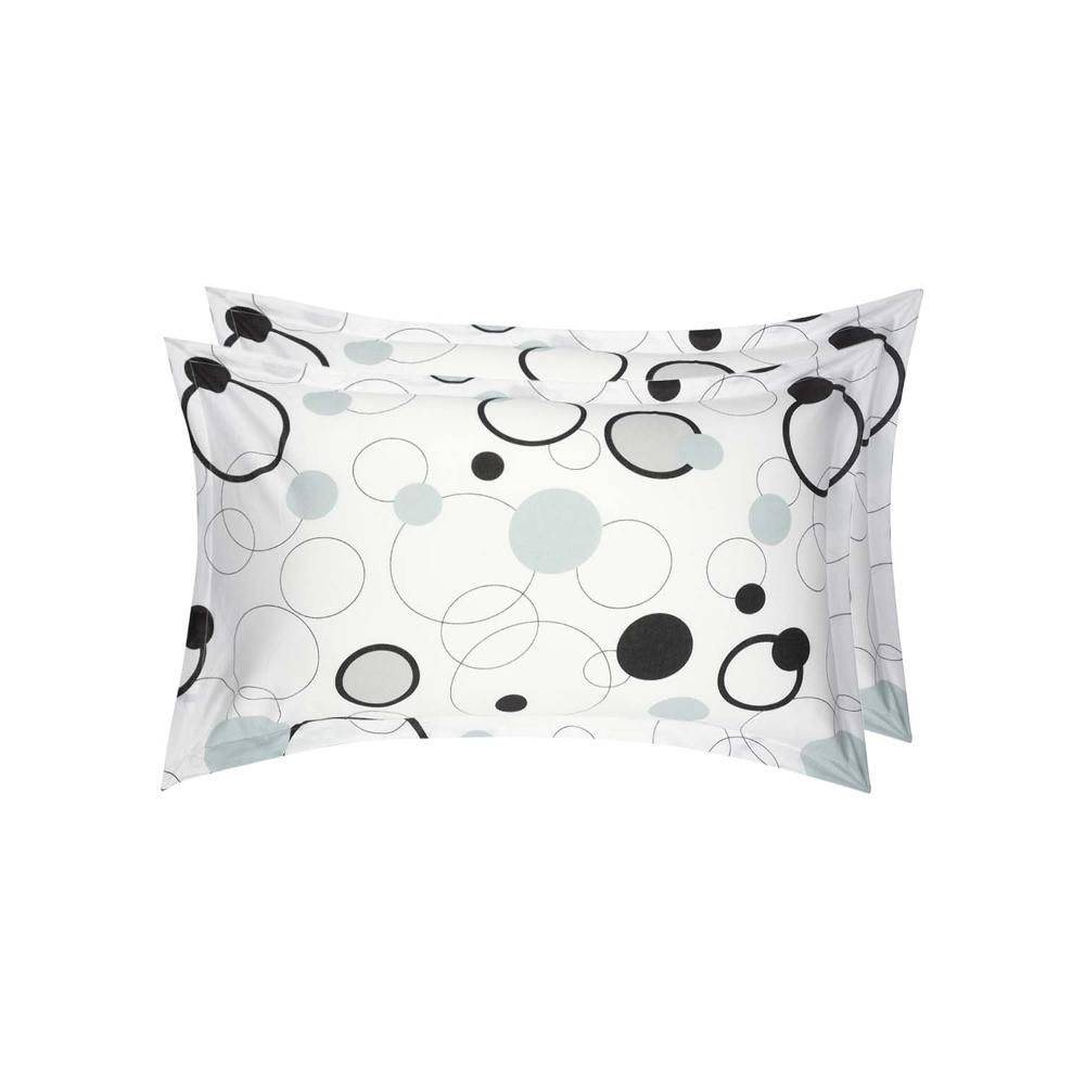 100% Cotton Pillow Cover | Standard Size 27x18 Inch | Set Of 2 | 160 TC | Bubbles