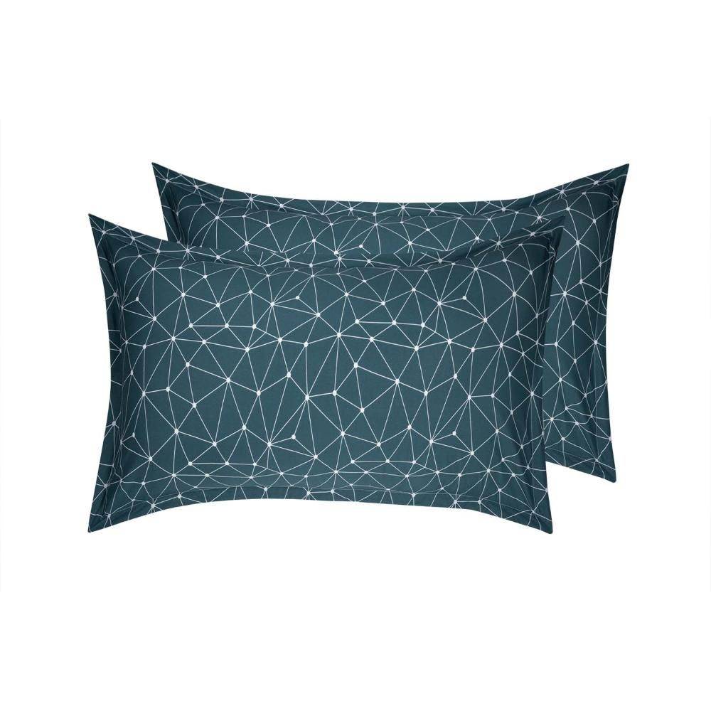 100% Cotton Pillow Cover | Standard Size 27x18 Inch | Set Of 2 | 160 TC | Michele