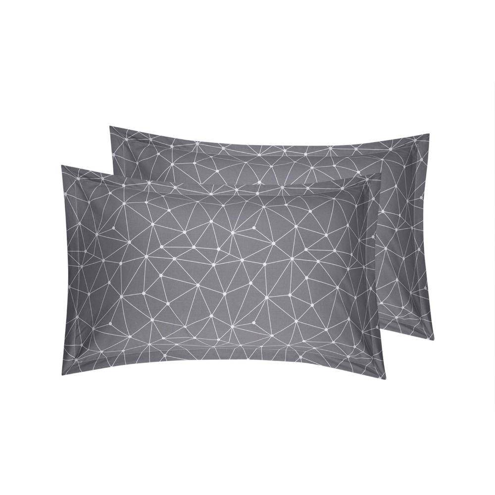 100% Cotton Pillow Cover | Standard Size 27x18 Inch | Set Of 2 | 160 TC | Mario