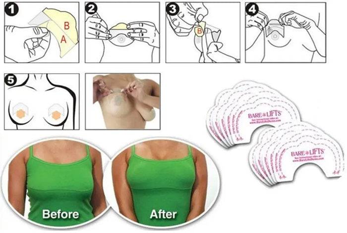 10pcs Bra Adhesive Breast Lift Shaper