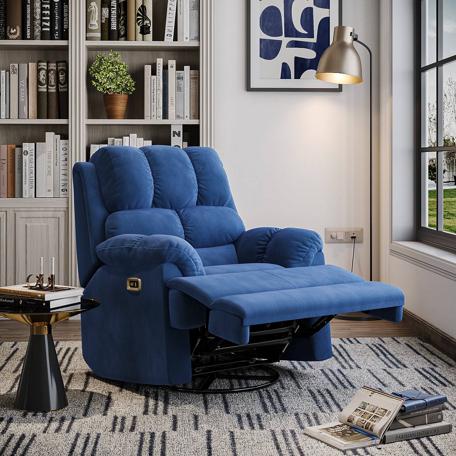 Virelia Electric Rocking & Revolving Recliner - Single Seater