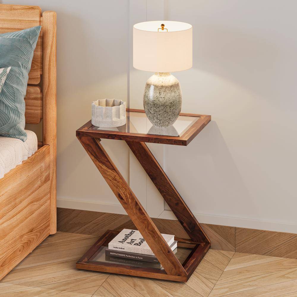 Dia Sheesham Wood Bedside Table