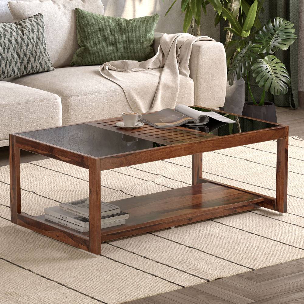 Jackson Sheesham Coffee Table - Natural Finish