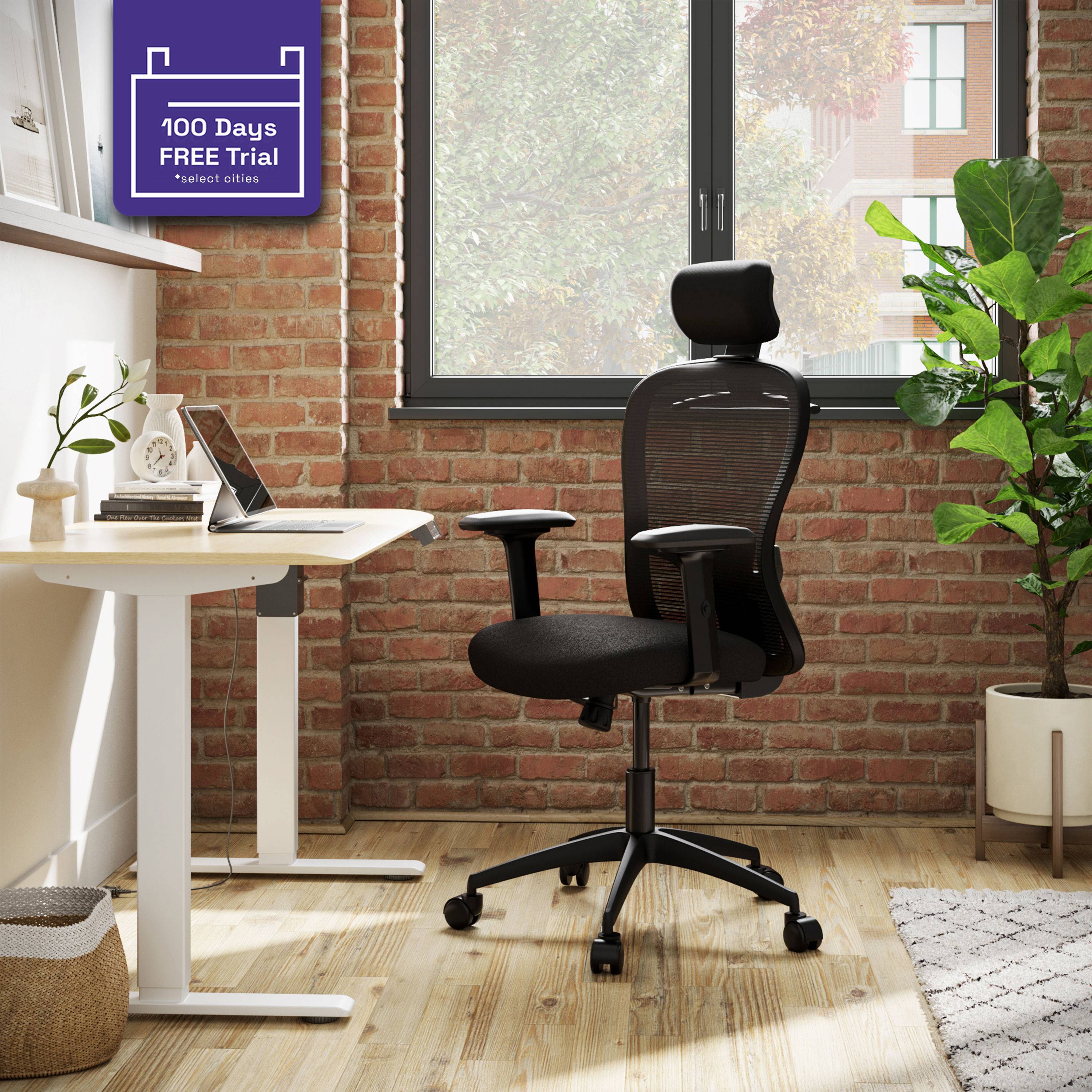 Safari Pro High Back Ergonomic Office Chair | Nylon Base | 2025 Edition | DIY (Do It Yourself)
