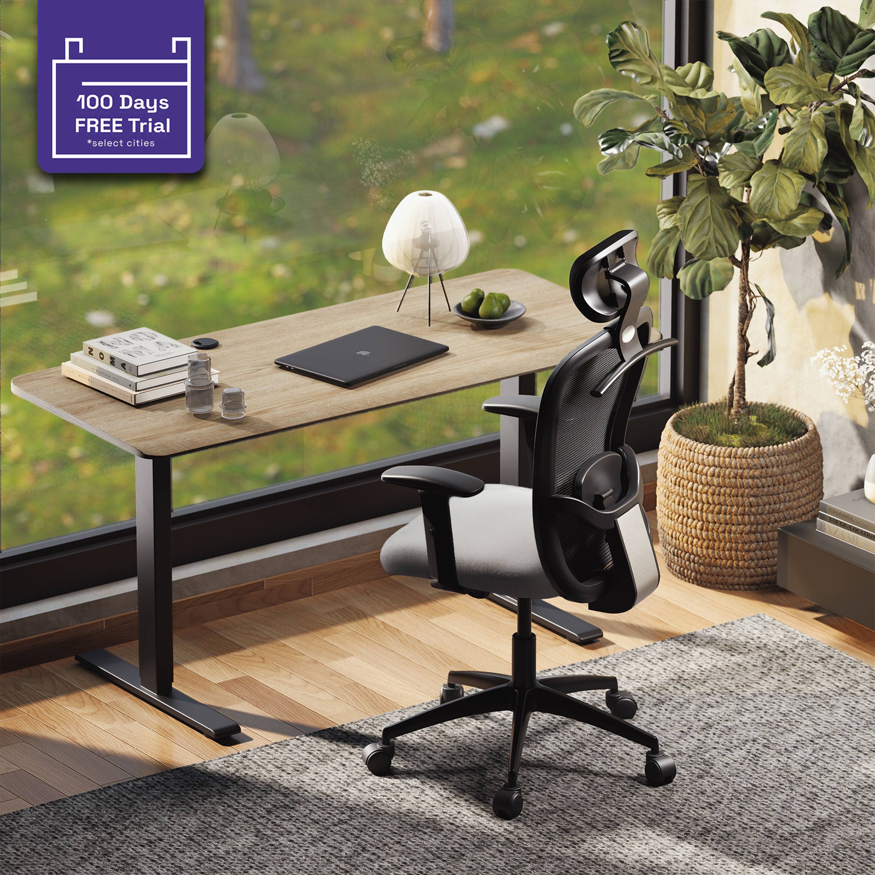 Safari Prime High Back Ergonomic Office Chair | Nylon Base | 2025 Edition | DIY (Do It Yourself)