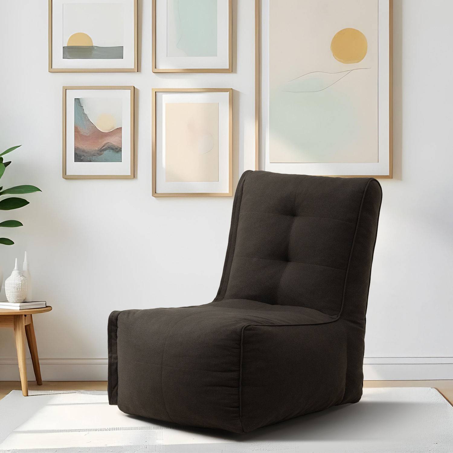 Cirro Modular Floor Sofa| One Seater | Stylish & Cozy | Ash Grey