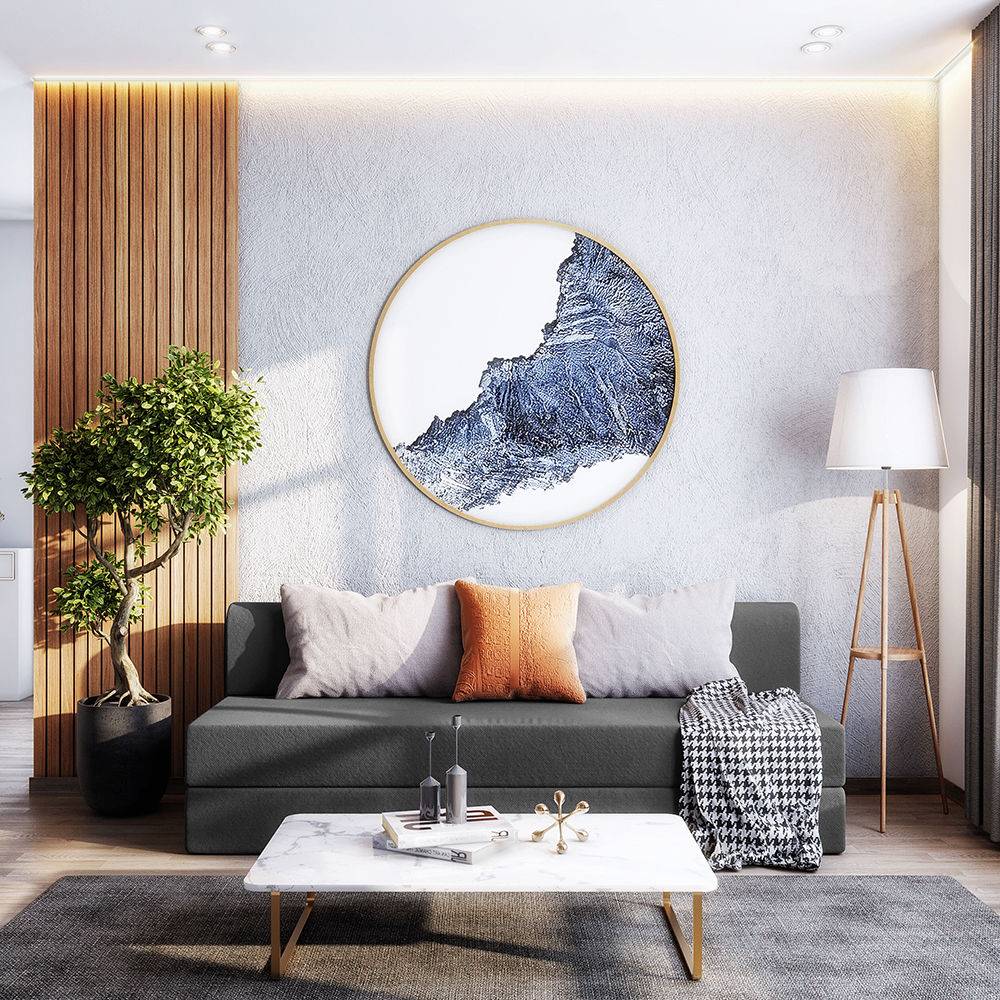 Flipper Sofa cum Bed - Three Seater, Omega Grey