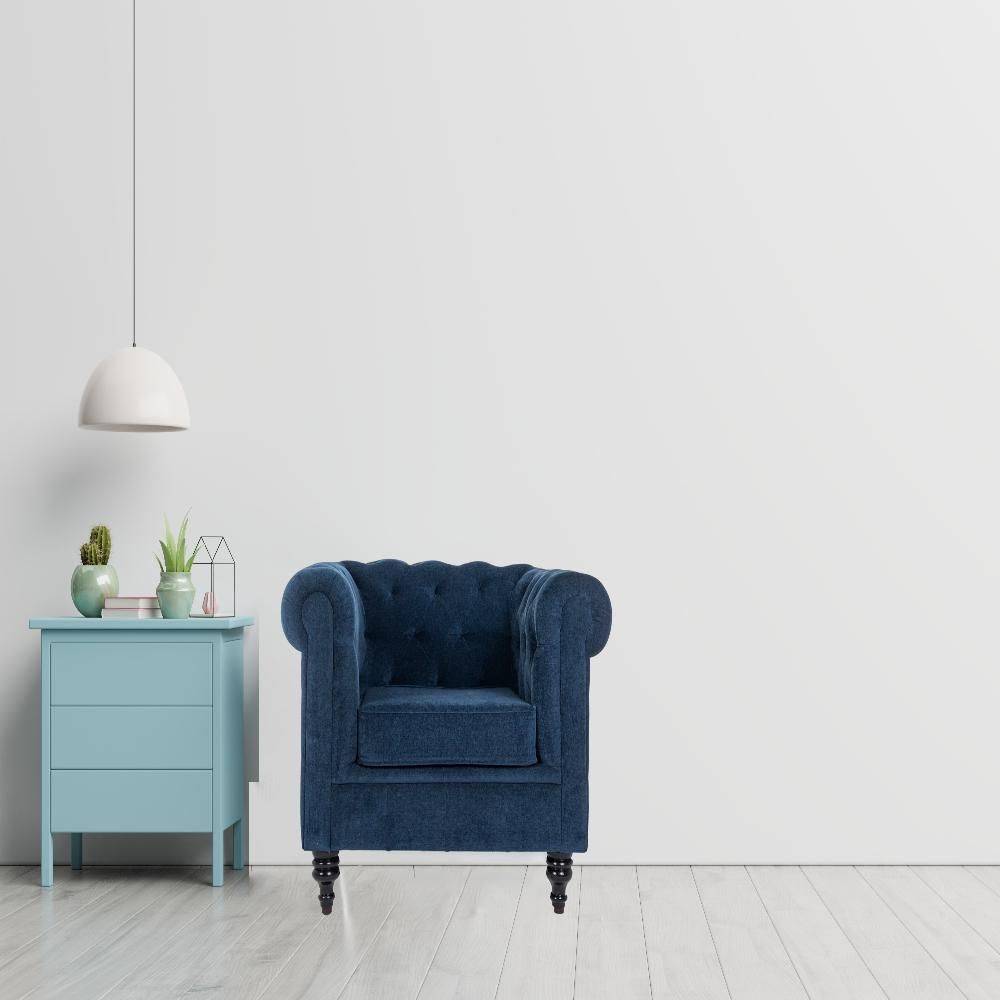 Havana Sofa - Single Seater Cobalt Blue