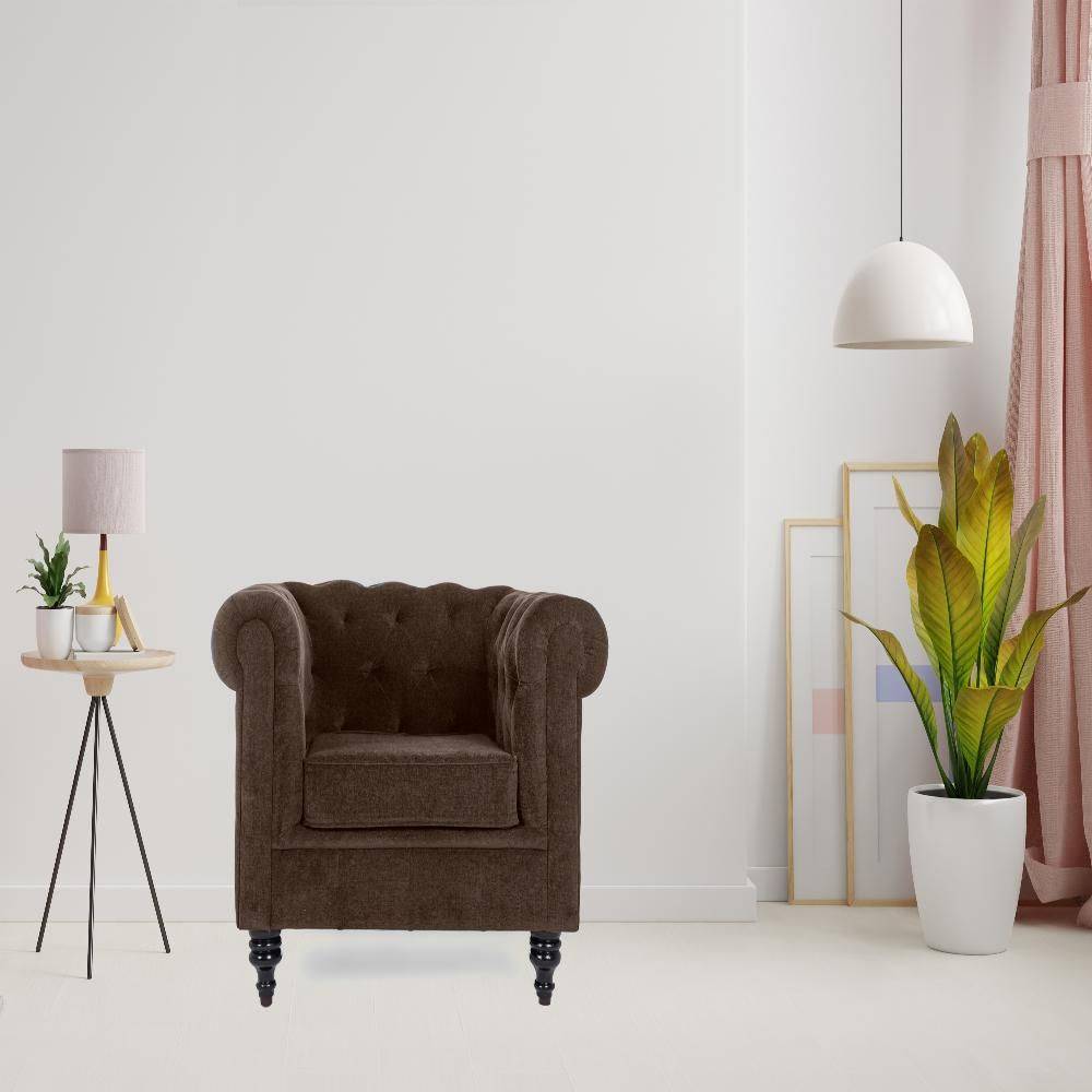 Havana Sofa - Single Seater Dark Earth