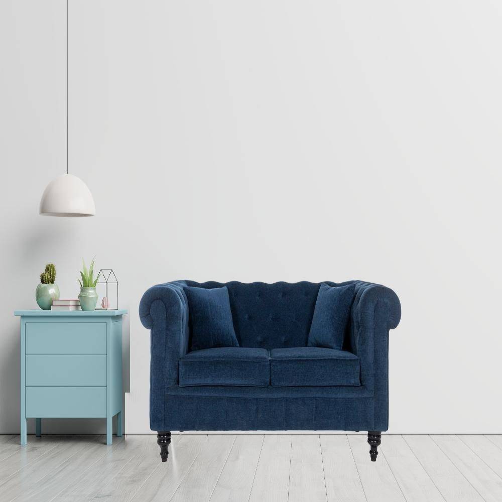 Havana Sofa - Two Seater Cobalt Blue