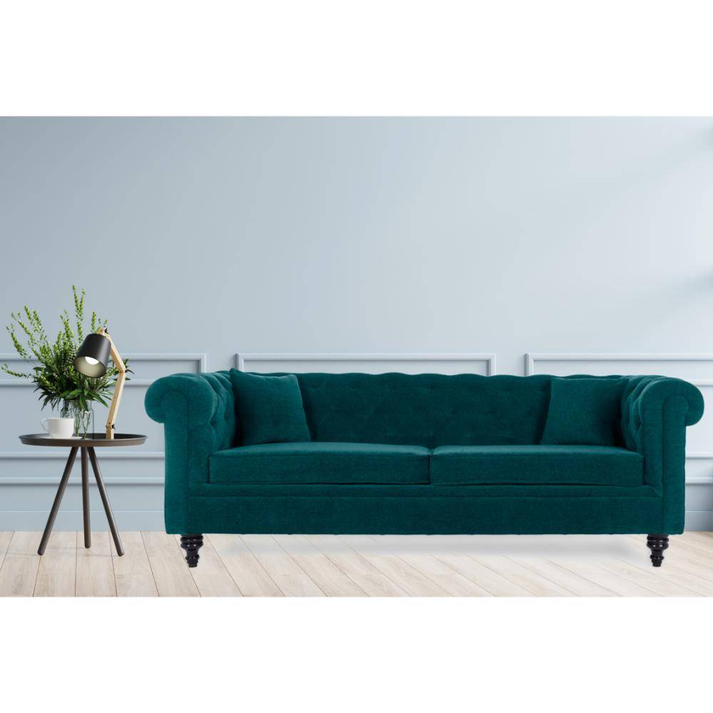 Havana Sofa - Three Seater Malibu Green