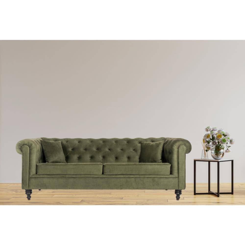 Havana Sofa - Three Seater Reflection Green