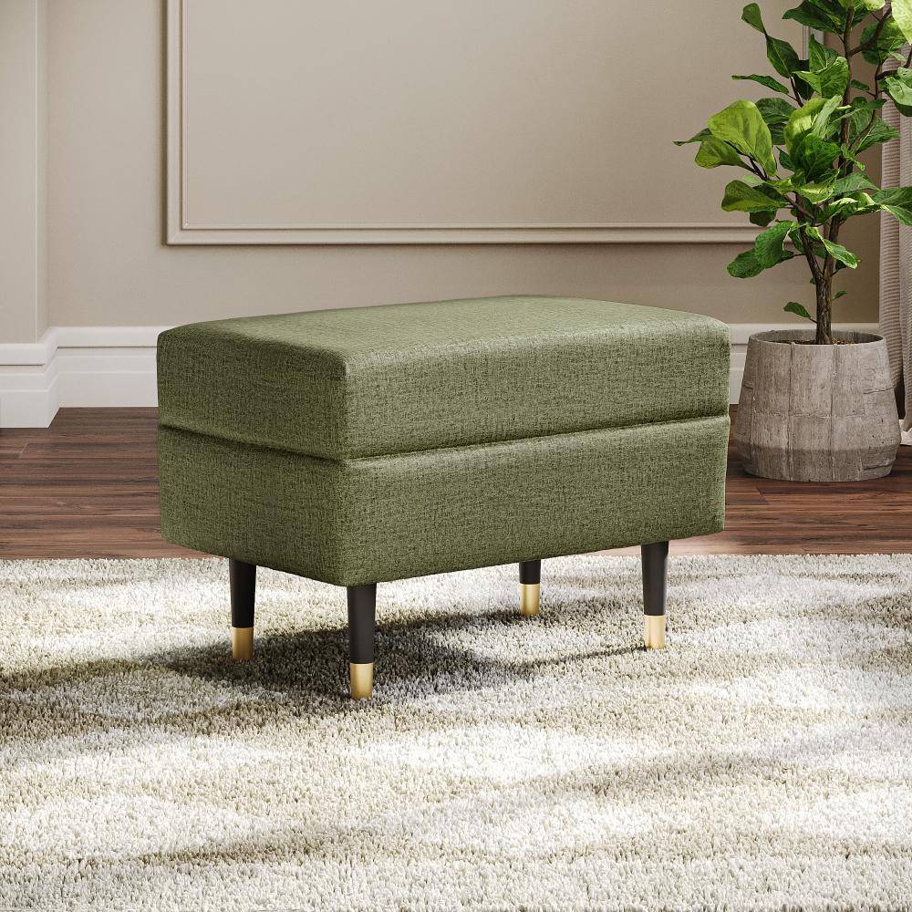 Nicco Ottoman - Reflection Green