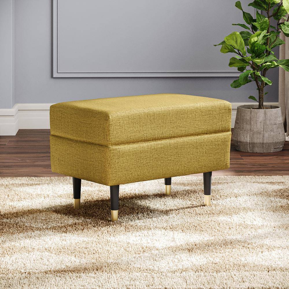Nicco Ottoman - Reflection Yellow