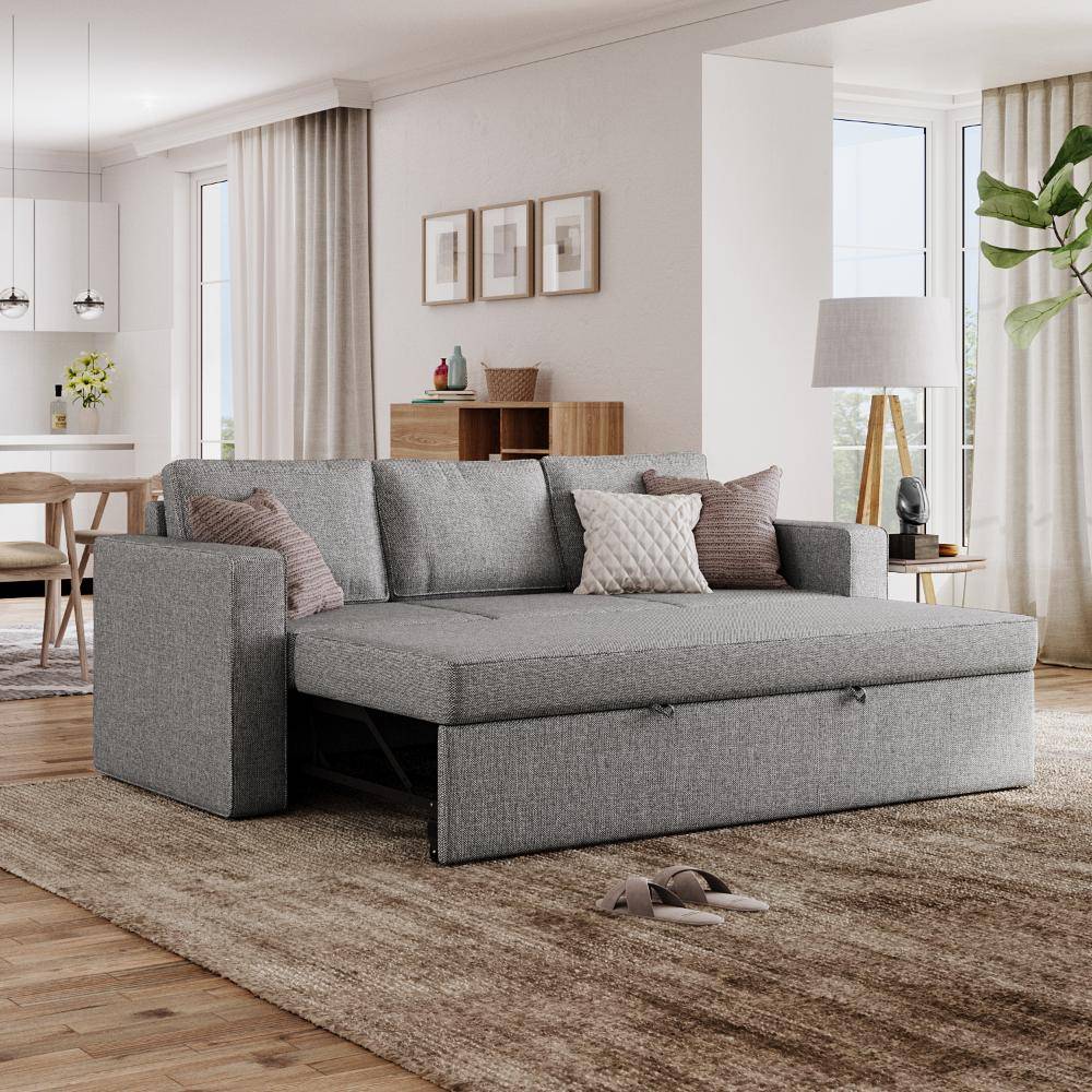 Napper Convertible Three Seater Sofa Cum Bed Without Storage