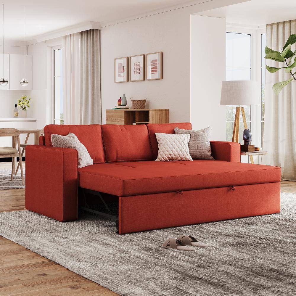 Napper Convertible Three Seater Sofa Cum Bed Without Storage